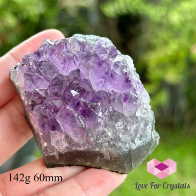 Amethyst Cluster Druse (Brazil) 60-75Mm 142G 60Mm Caves Geodes And Clusters