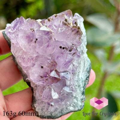 Amethyst Cluster Druse (Brazil) 60-75Mm 163G 60Mm Caves Geodes And Clusters