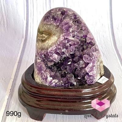 Amethyst Druse (Standing) Uruguay 990G Caves Geodes And Clusters
