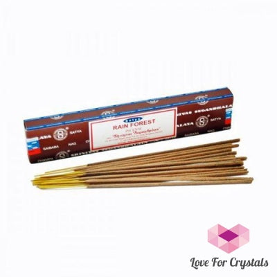Rainforest Incense Stick Satya (Box Of 12 Sticks)