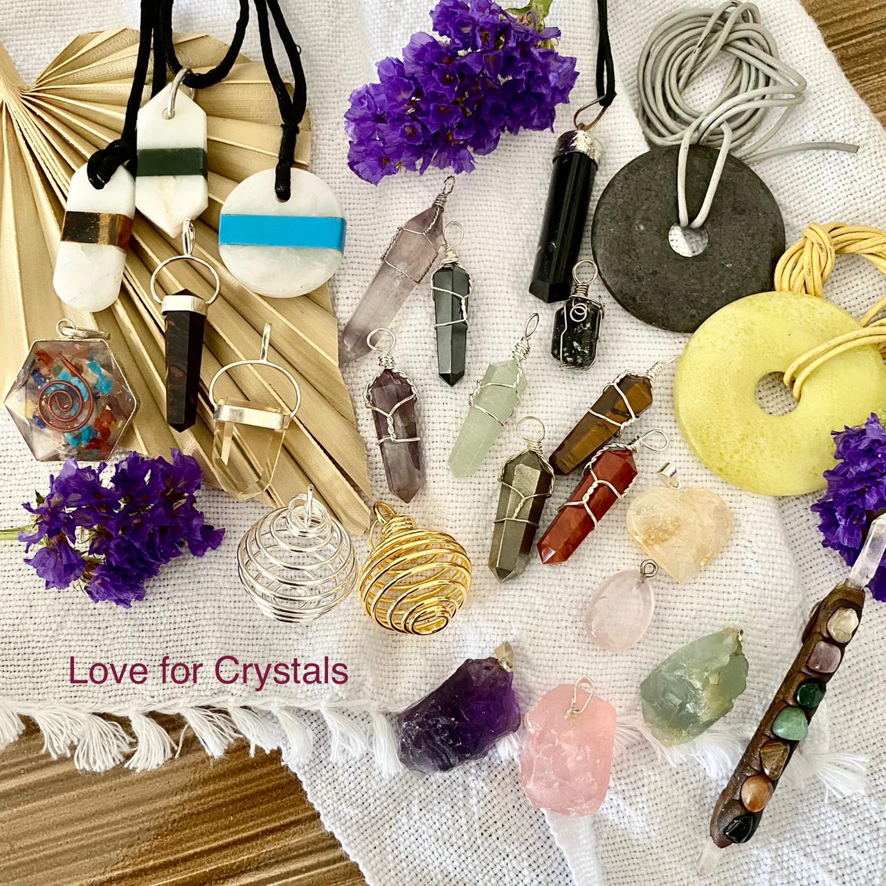 Crystal Pendant & Necklace