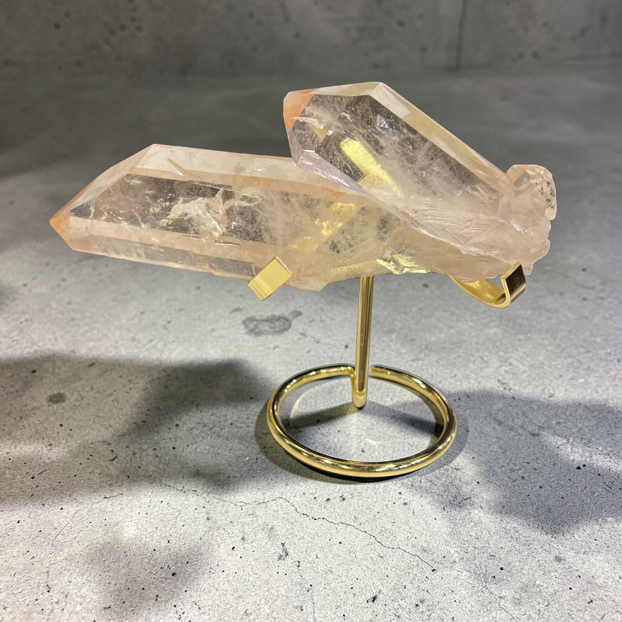 Clear Pink Lemurian Seed Crystal (Brazil) AAA Grade Medium to Large Pieces