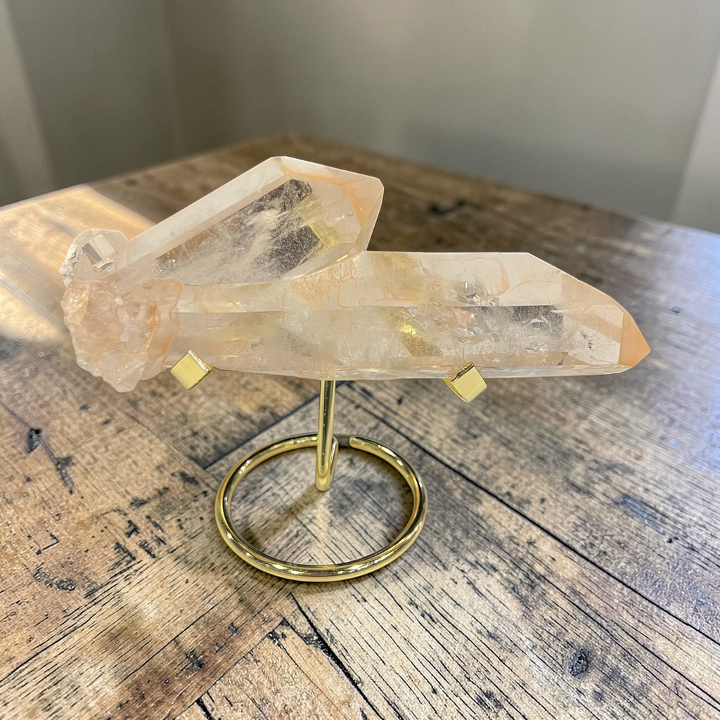 Clear Pink Lemurian Seed Crystal (Brazil) AAA Grade Medium to Large Pieces