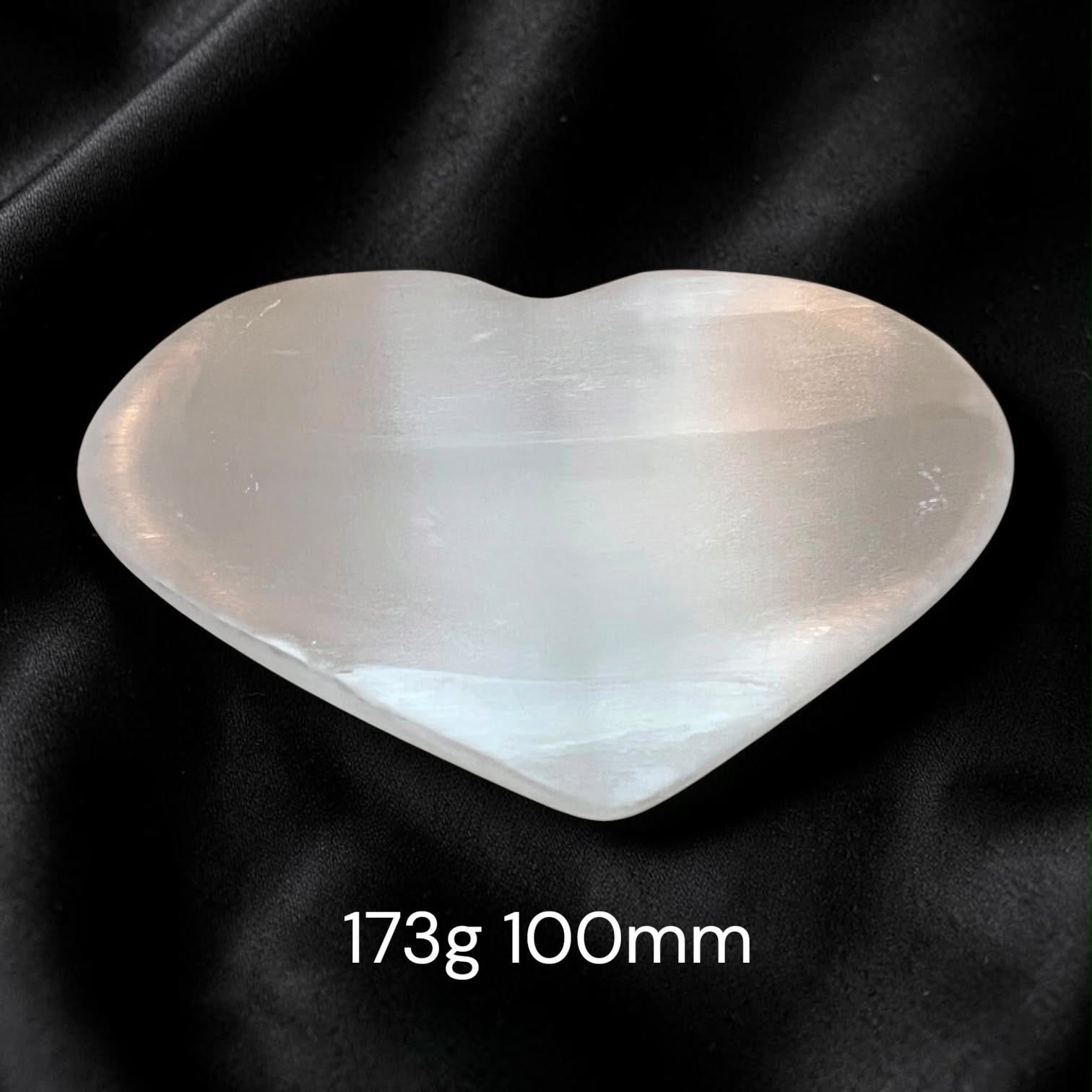 Selenite Cleansing/Charging Heart-Shape Bowl (Morocco)
