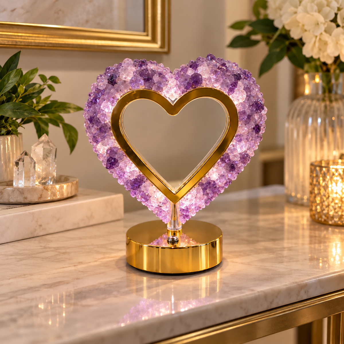Crystal Lamp 18cm