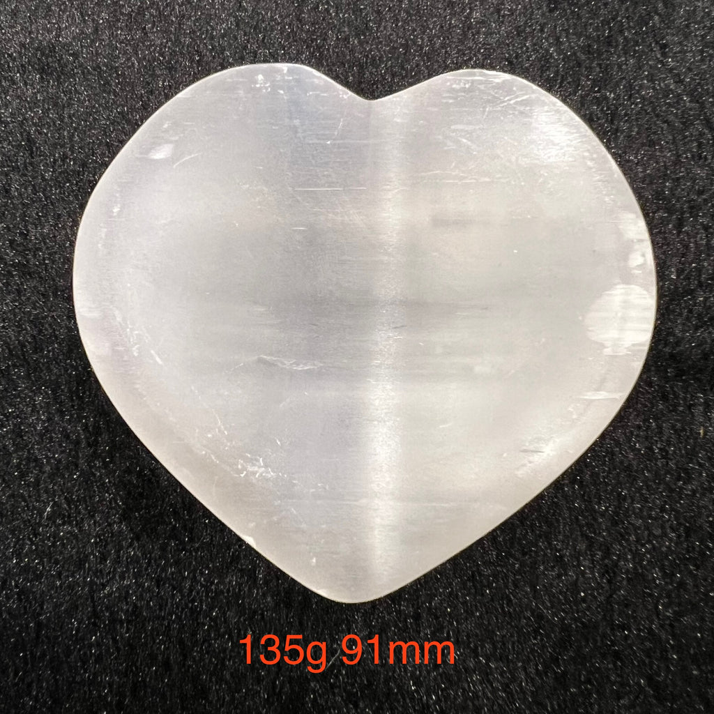 Selenite Cleansing/Charging Heart-Shape Bowl (Morocco)