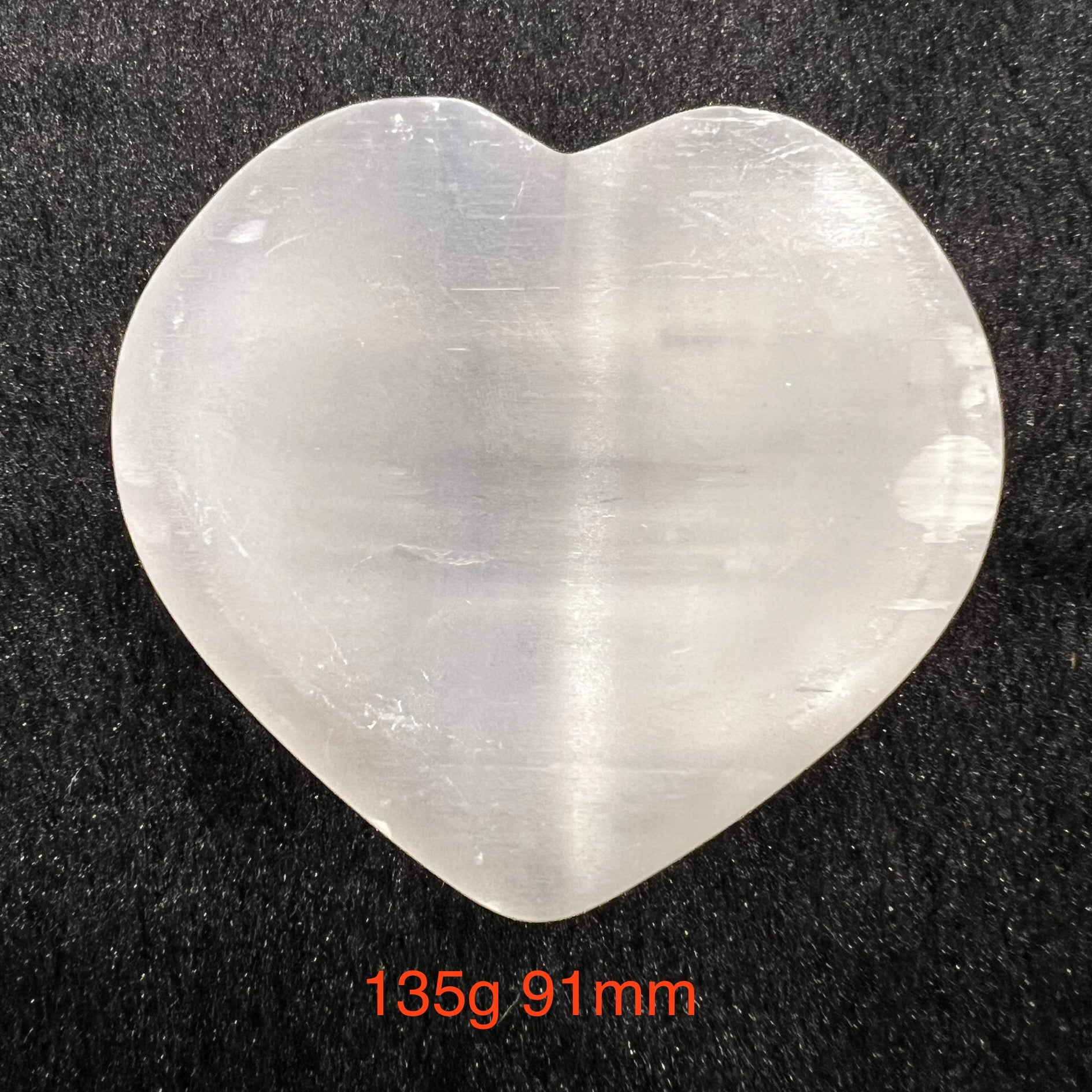 Selenite Cleansing/Charging Heart-Shape Bowl (Morocco)