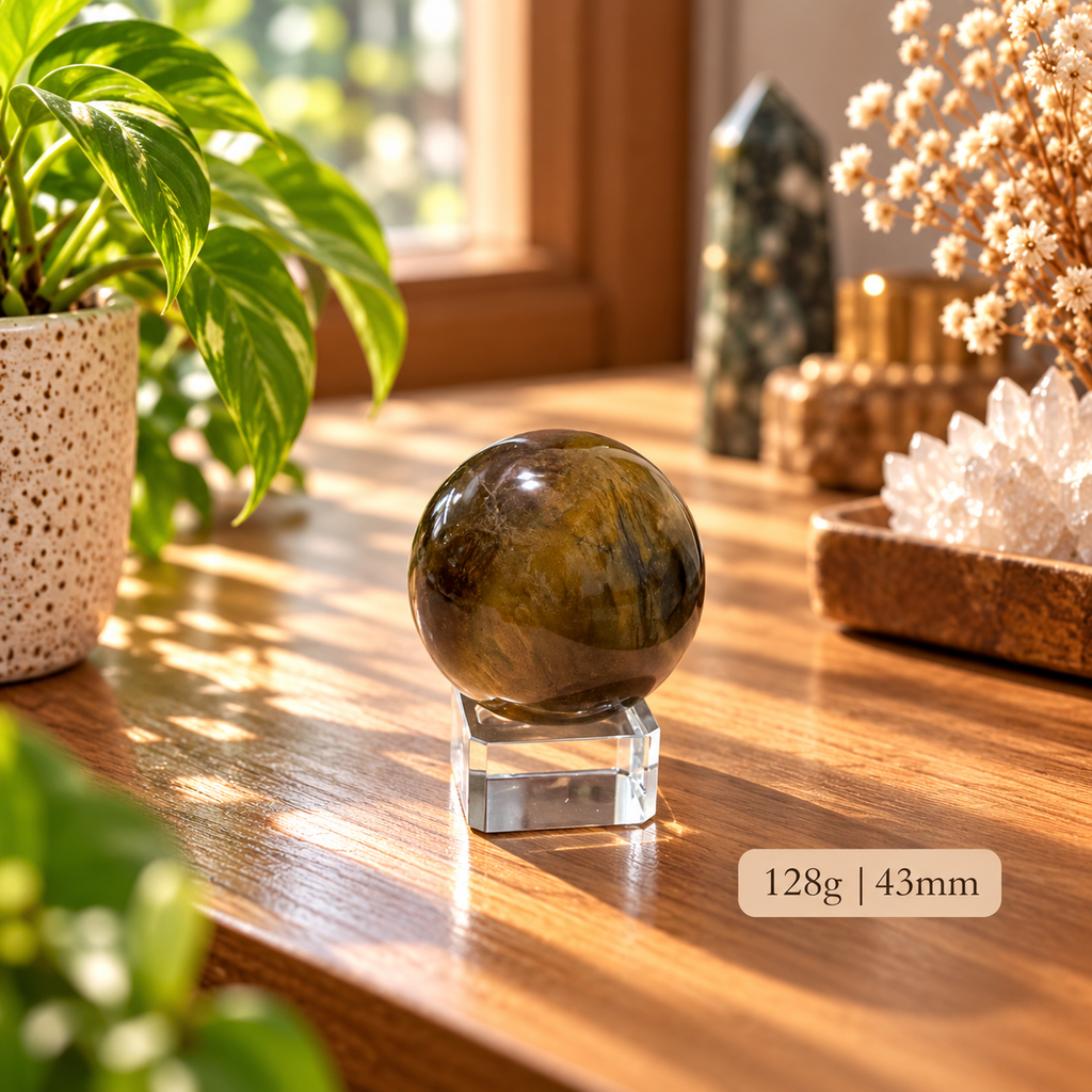 Tiger’s Eye Sphere (Money Activator) Brazil
