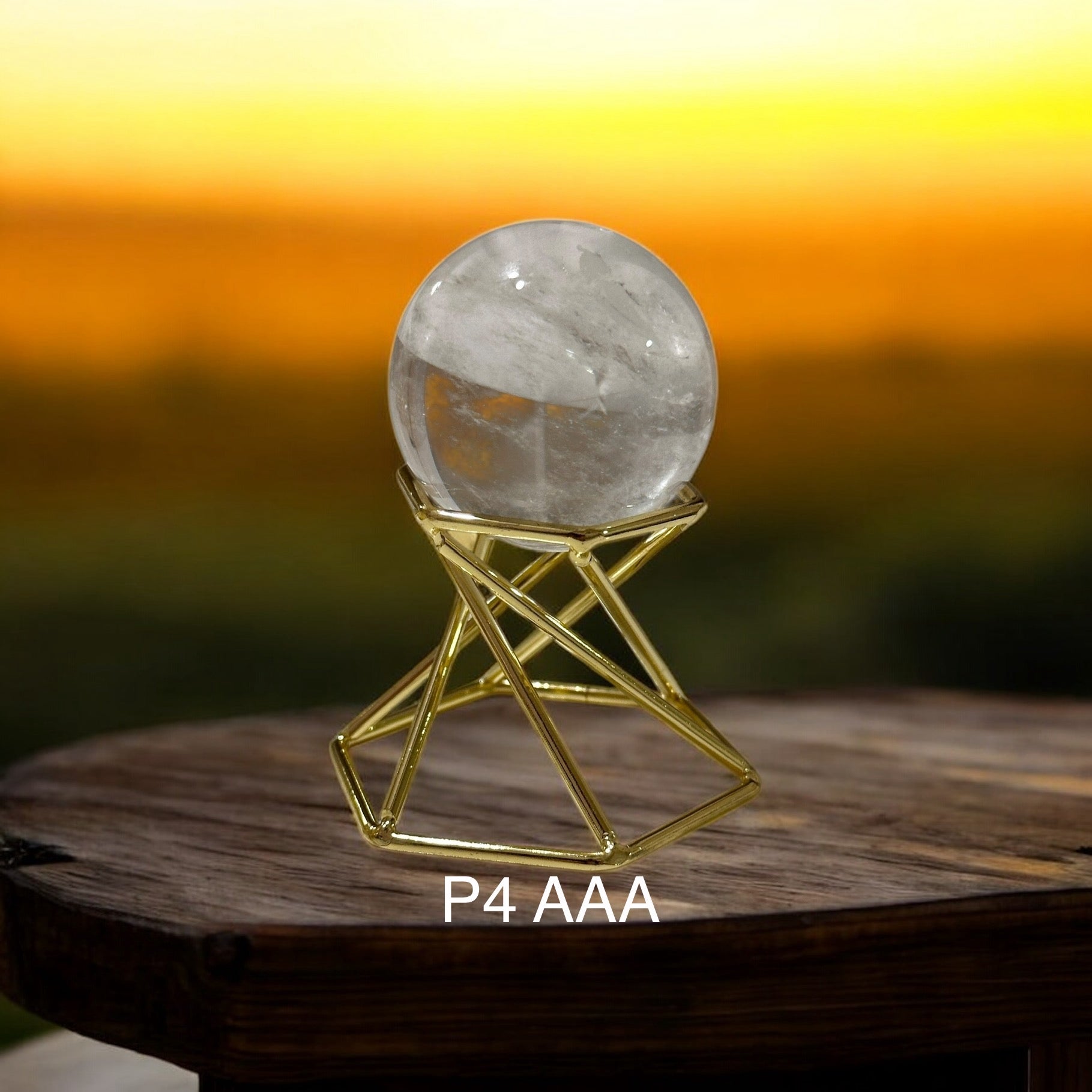 Clear Quartz Mini Sphere Harmonizer (40mm)