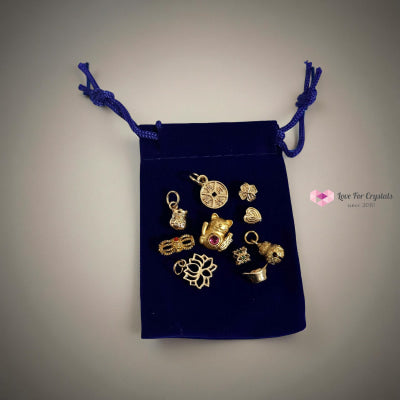2026 Activated Lucky Amulet Pouch by Audrey (Pocket-sized 10-Pcs) Pocket Size (5cm Pouch, 10 pcs Amulets) Amulet