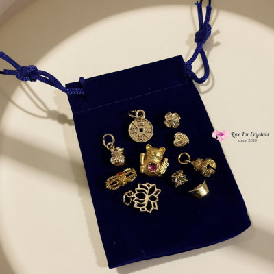 2026 Activated Lucky Amulet Pouch by Audrey (Pocket-sized 10-Pcs) Pocket Size (5cm Pouch, 10 pcs Amulets) Amulet
