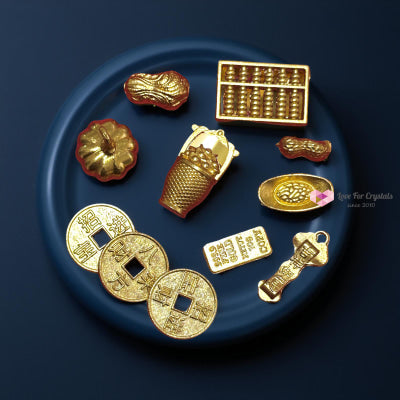 2026 Activated Wealth & Success Amulet Pouch (Pocket Sized 11 pcs) by Audrey Pocket size (5cm pouch, 11 pcs amulets)