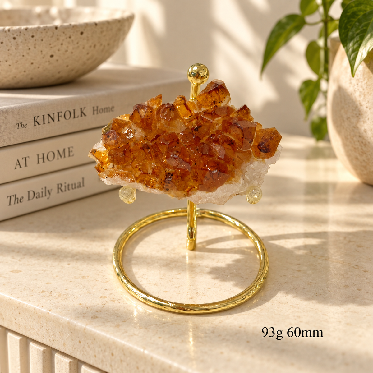 Citrine Mini Cluster on Stand (Brazil)