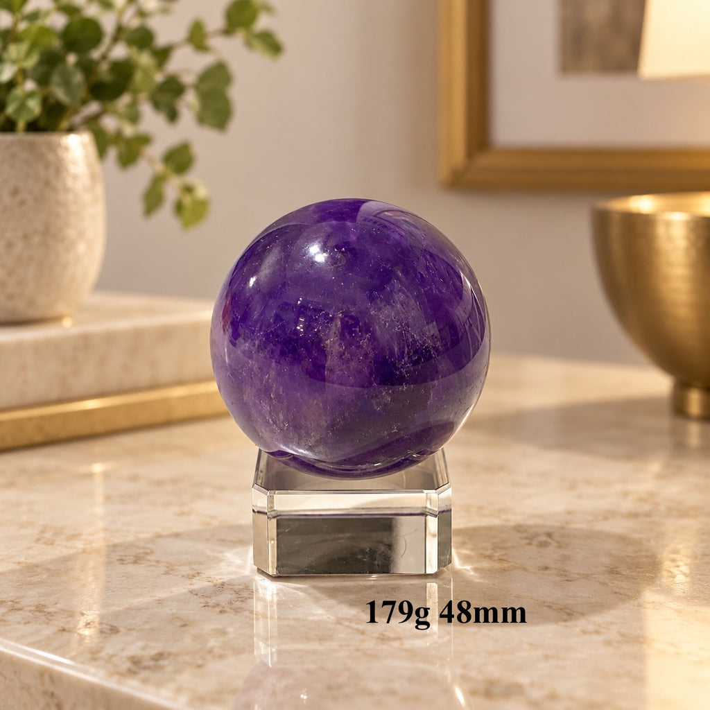 Amethyst Sphere AAAAA Grade (Brazil)