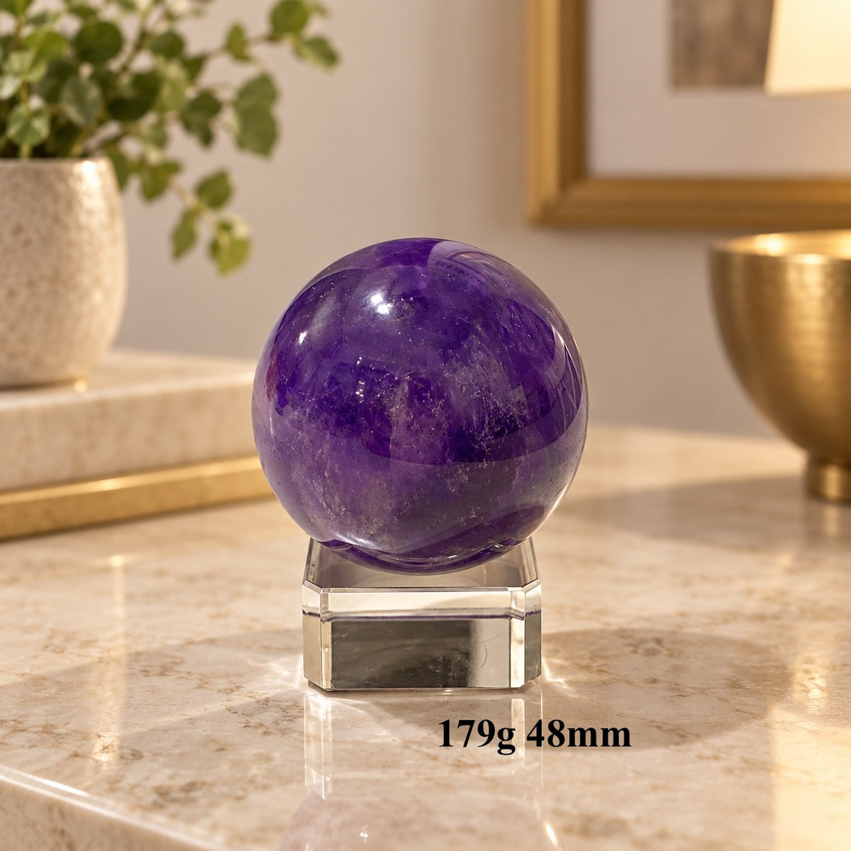 Amethyst Sphere AAAAA Grade (Brazil)