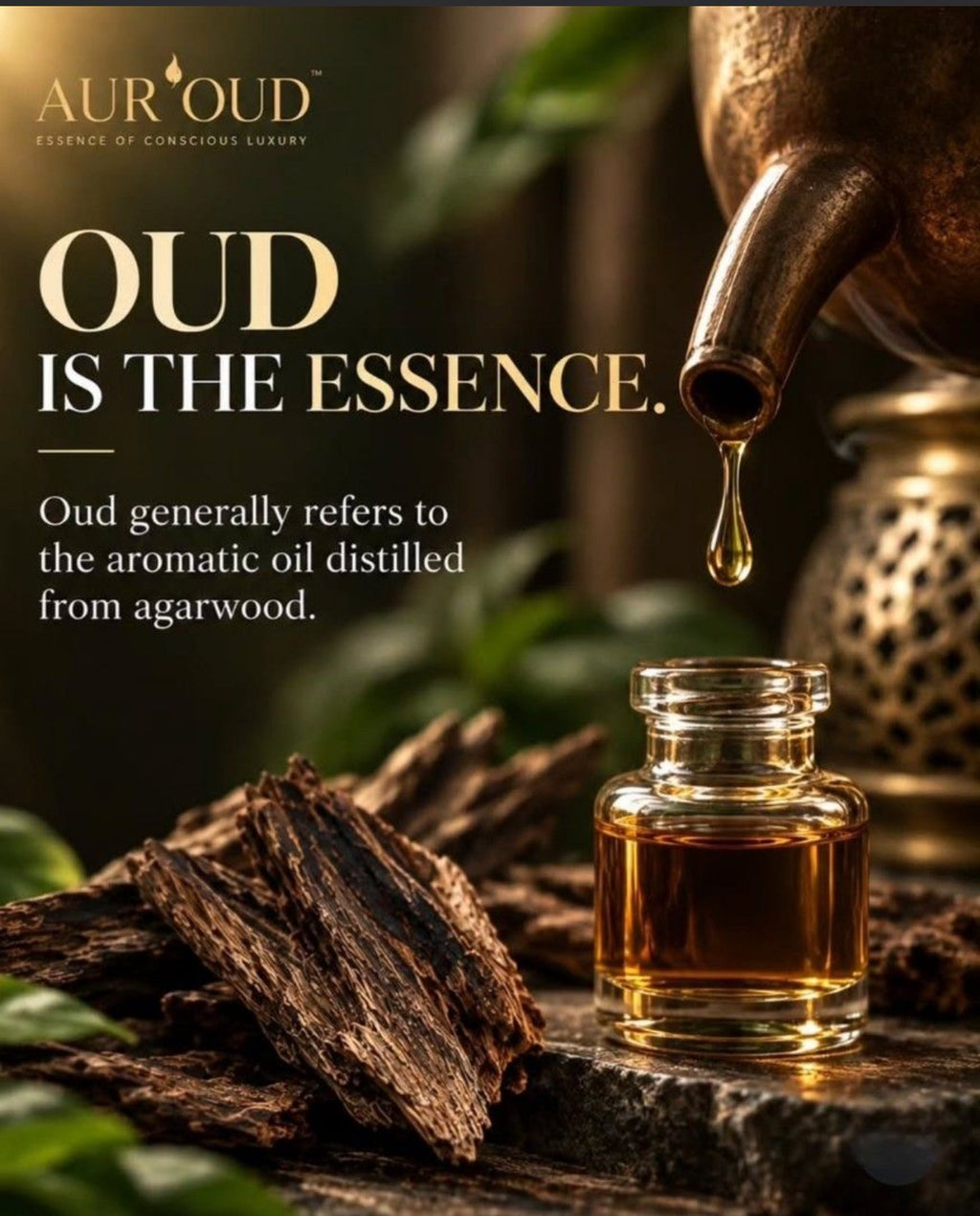 Agarwood Essence Oil Blend by Aur'OUD 沉香 Kayu Gaharu OUD