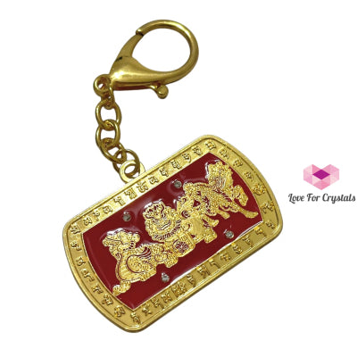 3 Celestial Animals Amulet Keychain (Protection against the Three Killings) Fengshui 2025 Feng shui