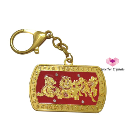 3 Celestial Animals Amulet Keychain (Protection against the Three Killings) Fengshui 2025 Feng shui