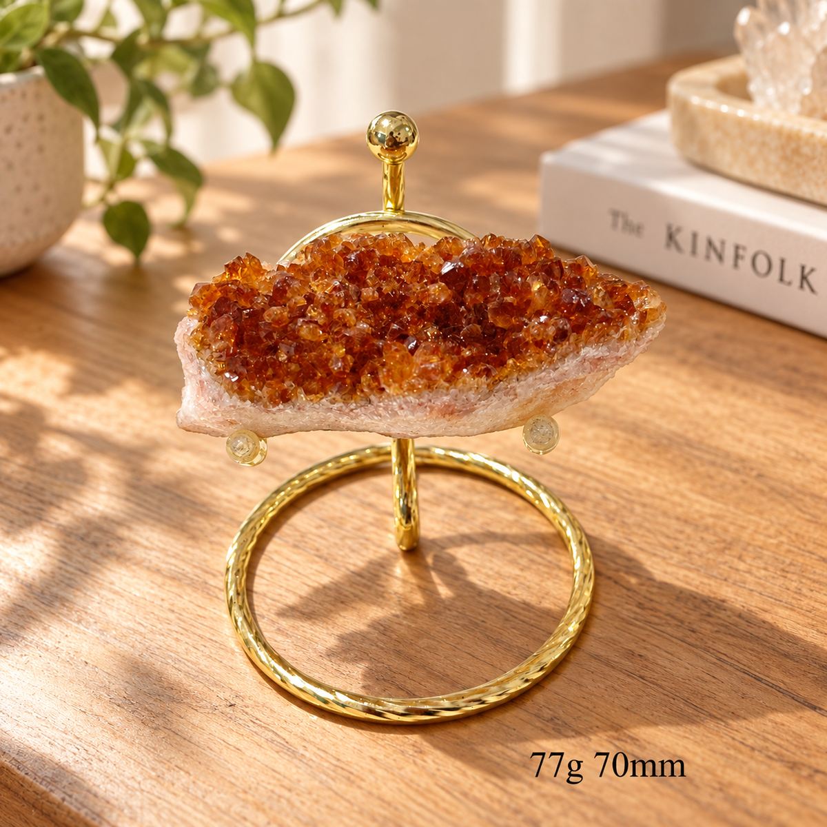 Citrine Mini Cluster on Stand (Brazil)