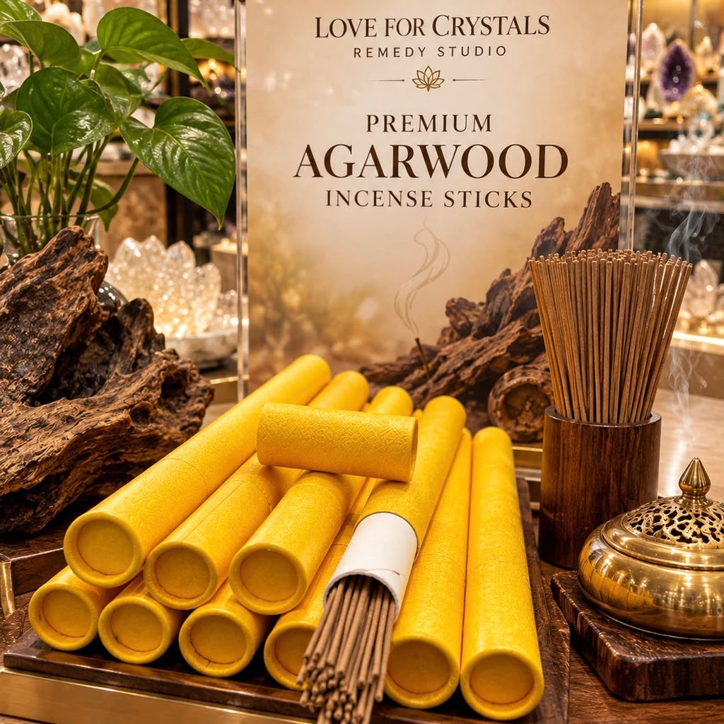 Premium Agarwood Incense Sticks in Tube — 70 Sticks