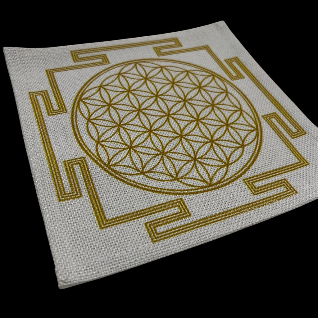 Flower of Life Grid Cloth - Sacred Geometry