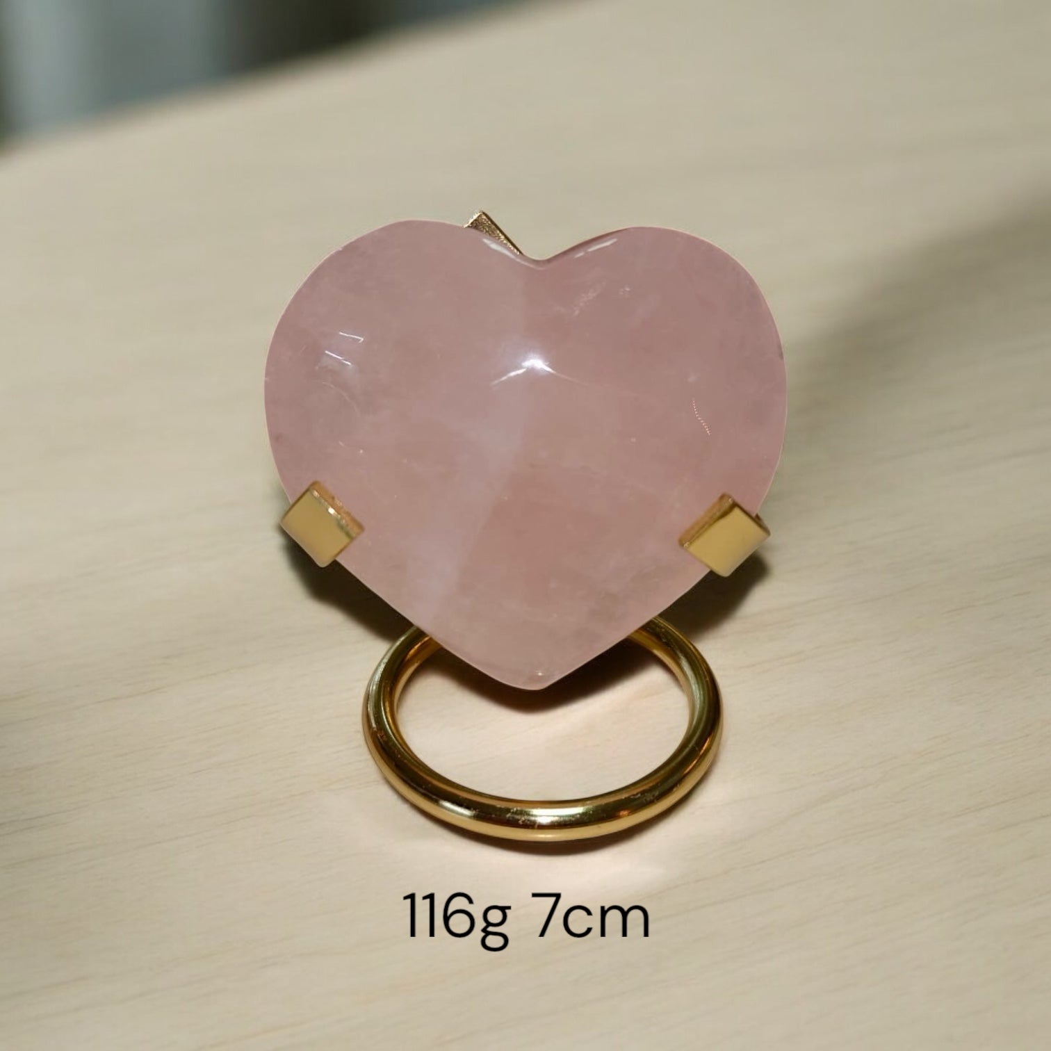 Rose Quartz Heart with Stand (Brazil) Premium AAA (Pre-coded & Activated)