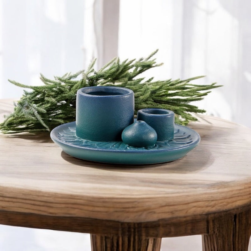 Encoded Sacred Ceramic Dish Sets 13cmx5cm (Lightline Essentials) Holder