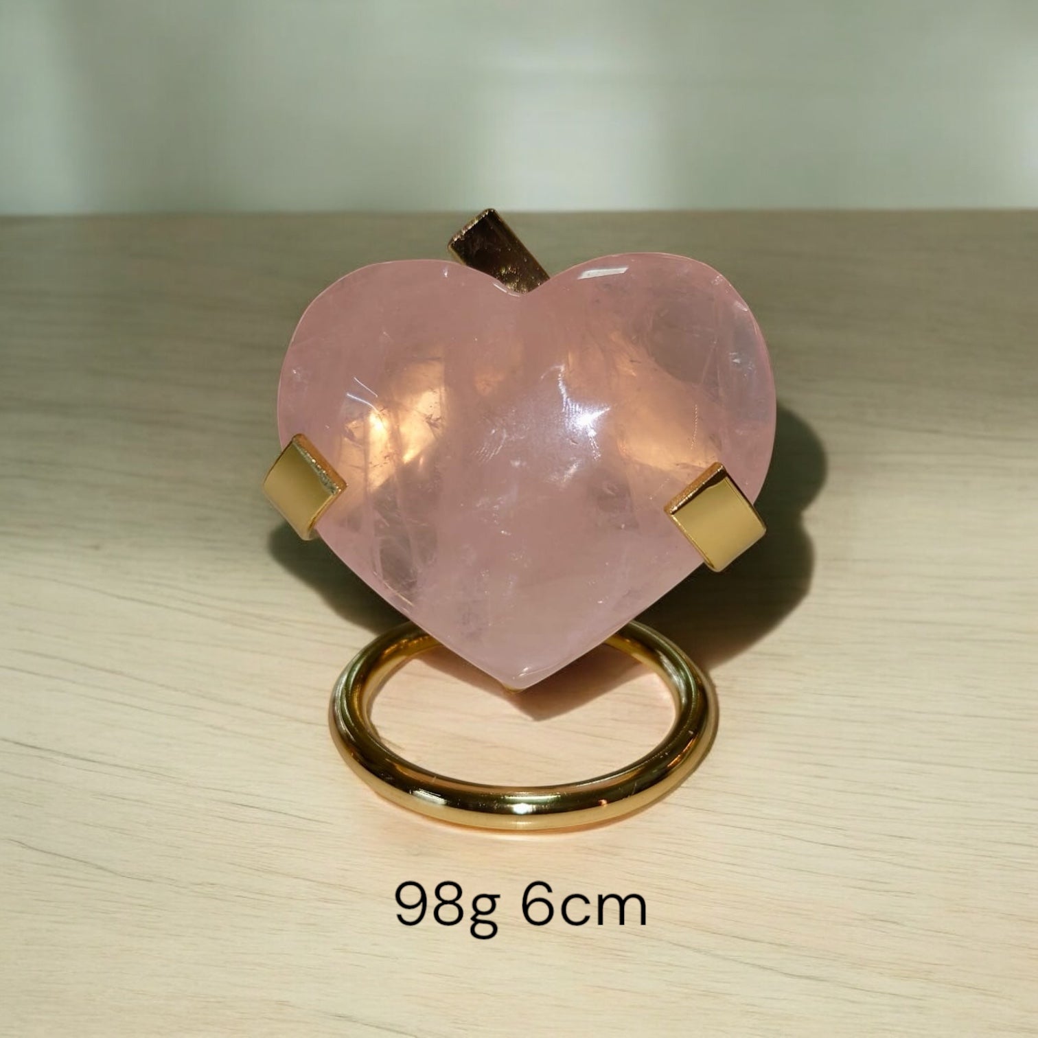Rose Quartz Heart with Stand (Brazil) Premium AAA (Pre-coded & Activated)