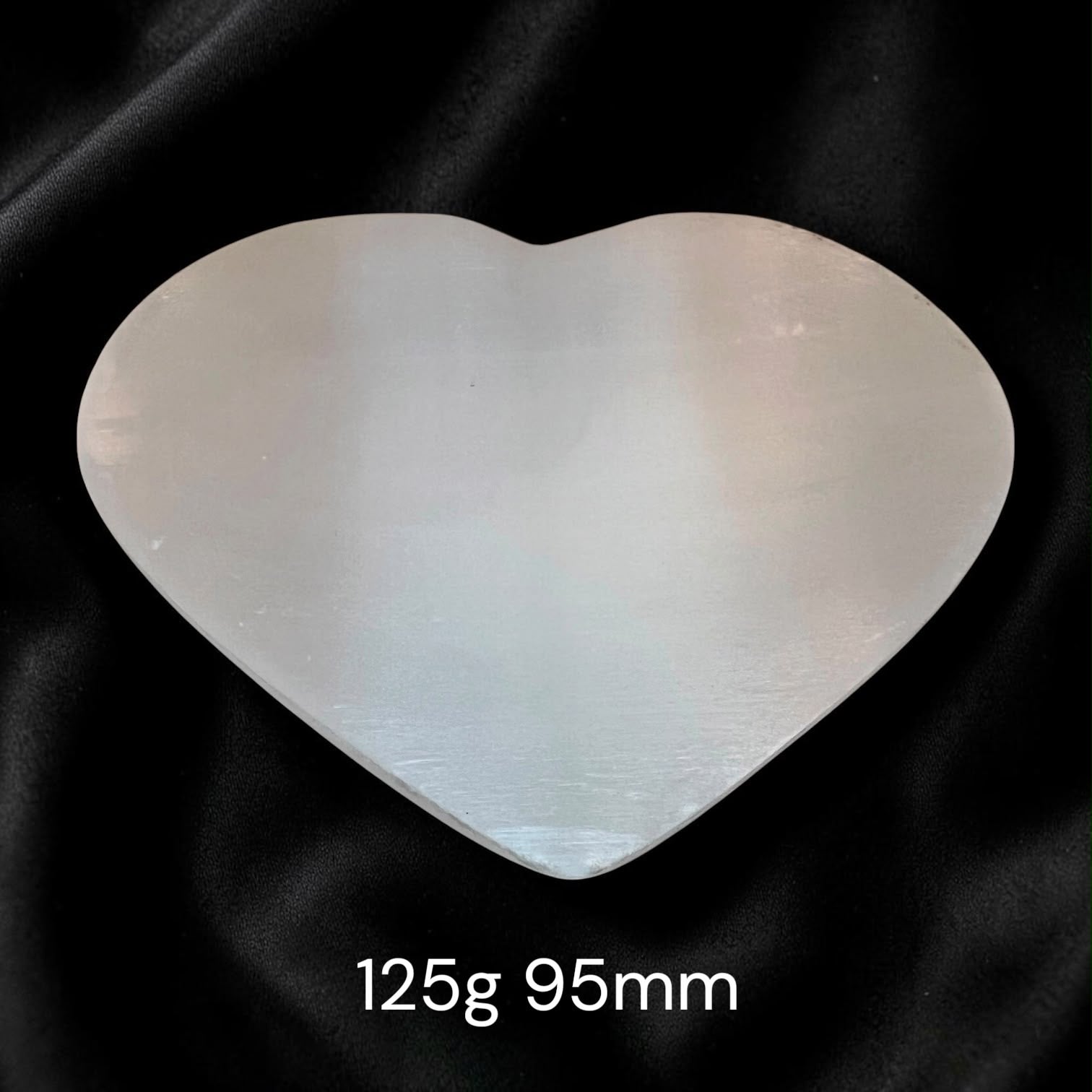 Selenite Cleansing/Charging Heart-Shape Bowl (Morocco)