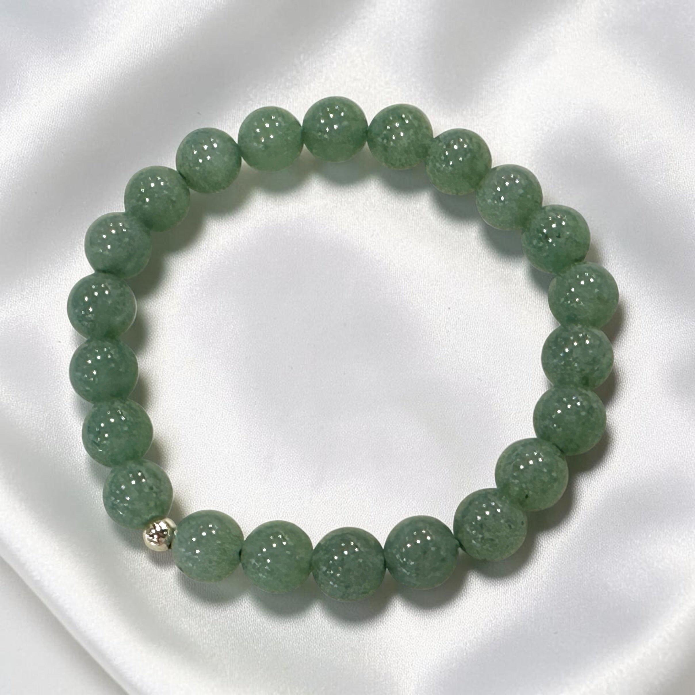 Green Aventurine Crystal Bracelet (GOOD LUCK) 8mm