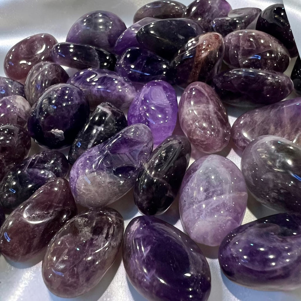 Amethyst Premium Tumbled in 200g Bag