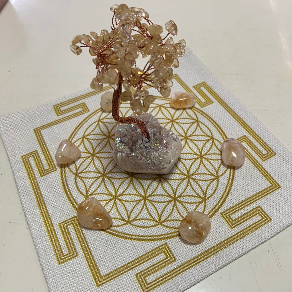 Flower of Life Grid Cloth - Sacred Geometry