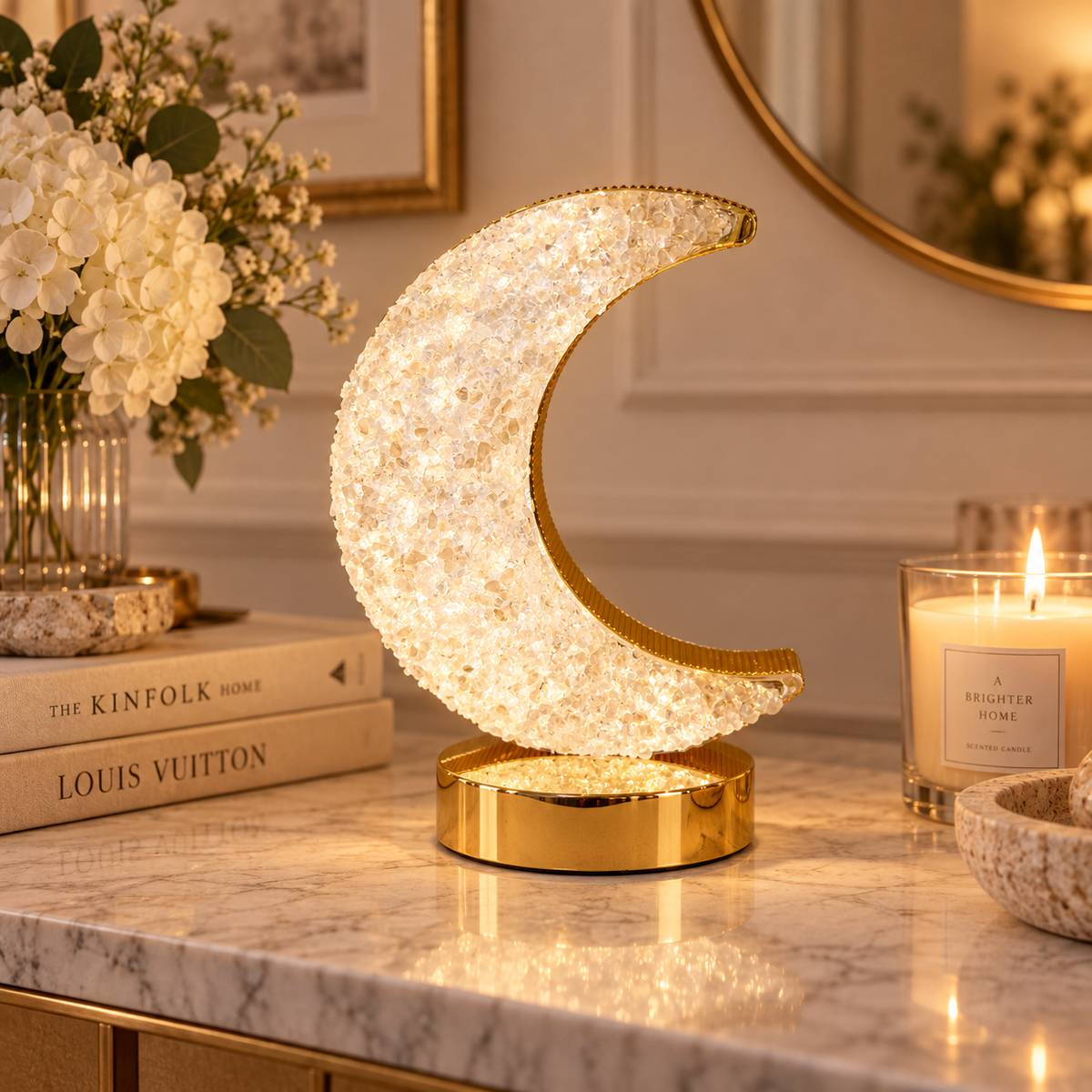 Crystal Lamp 18cm