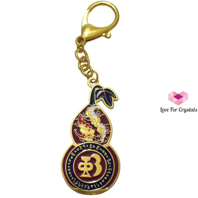 5 Blessings Wu Lou Amulet Keychain (Feng Shui 2025) 5.5cm Feng shui
