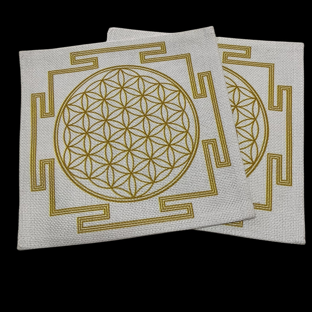Flower of Life Grid Cloth - Sacred Geometry