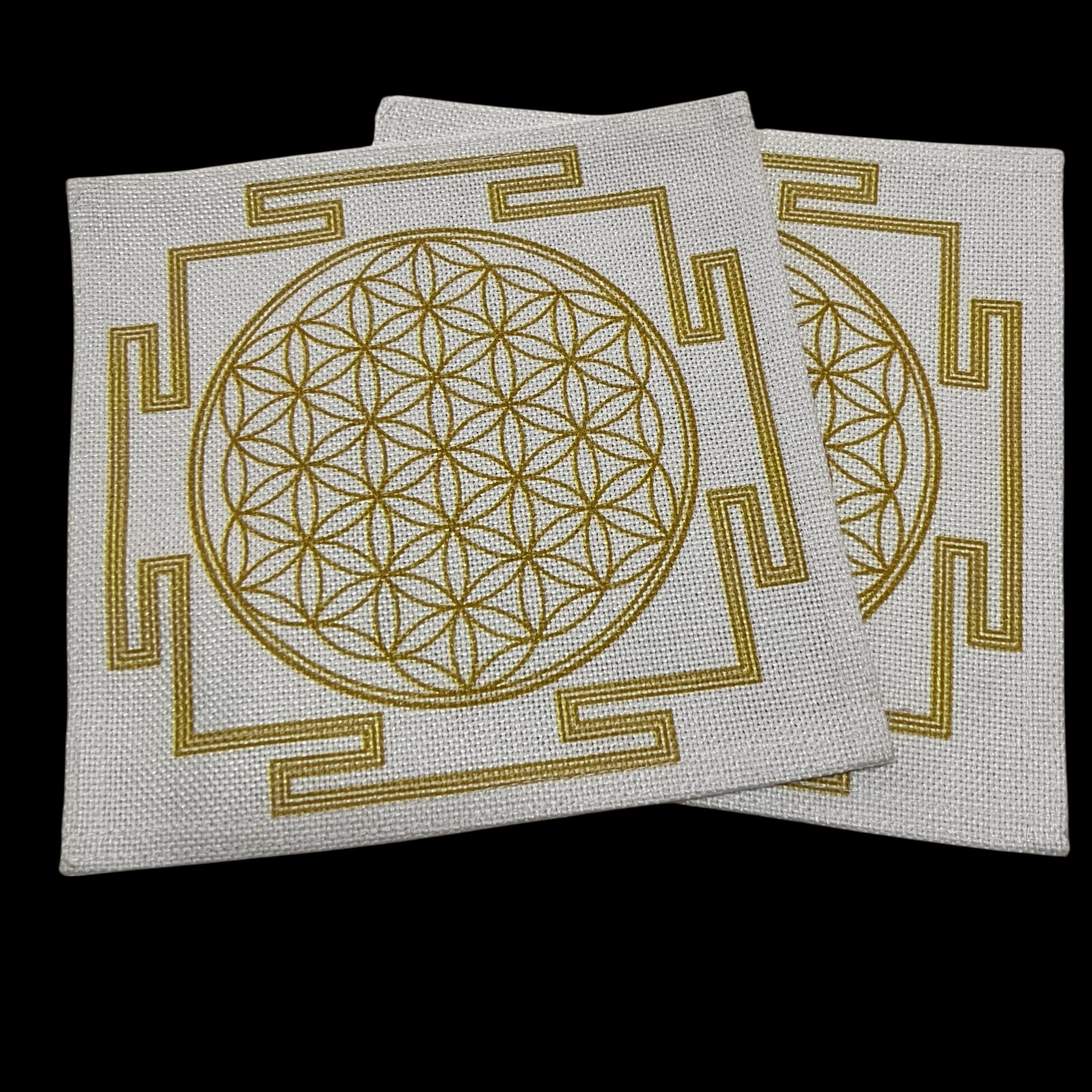 Flower of Life Grid Cloth - Sacred Geometry