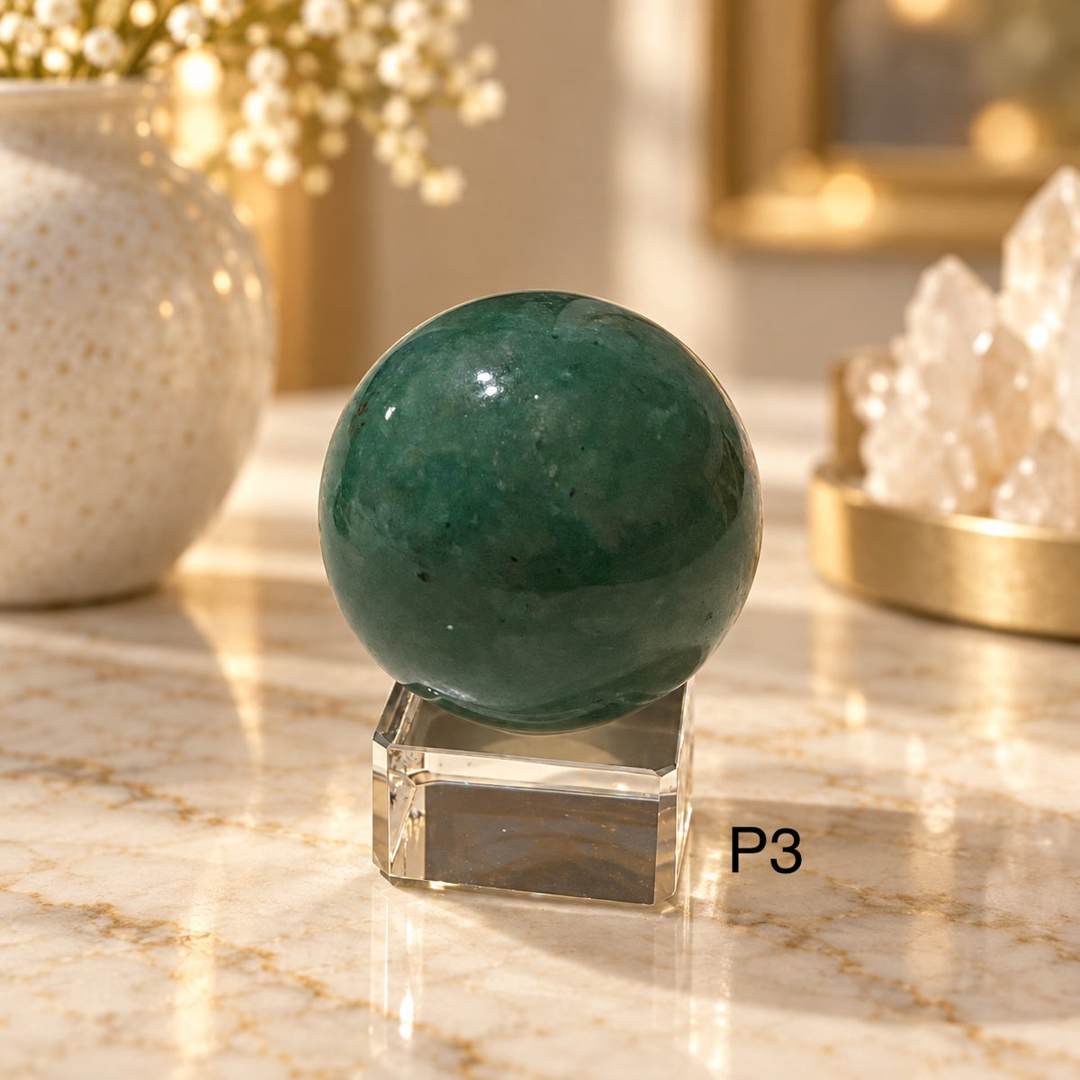 Green Aventurine AAA Sphere (Brazil) 40mm
