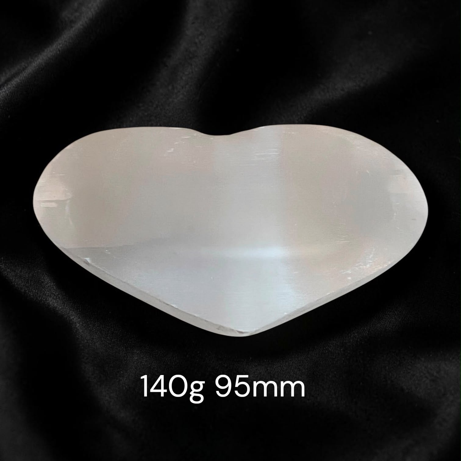 Selenite Cleansing/Charging Heart-Shape Bowl (Morocco)