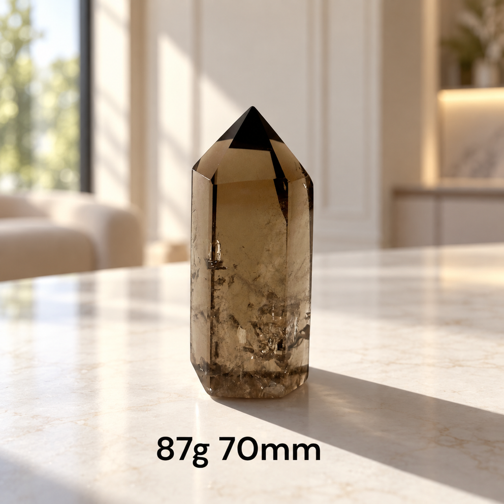 Smoky Quartz AAA Tower (Brazil)