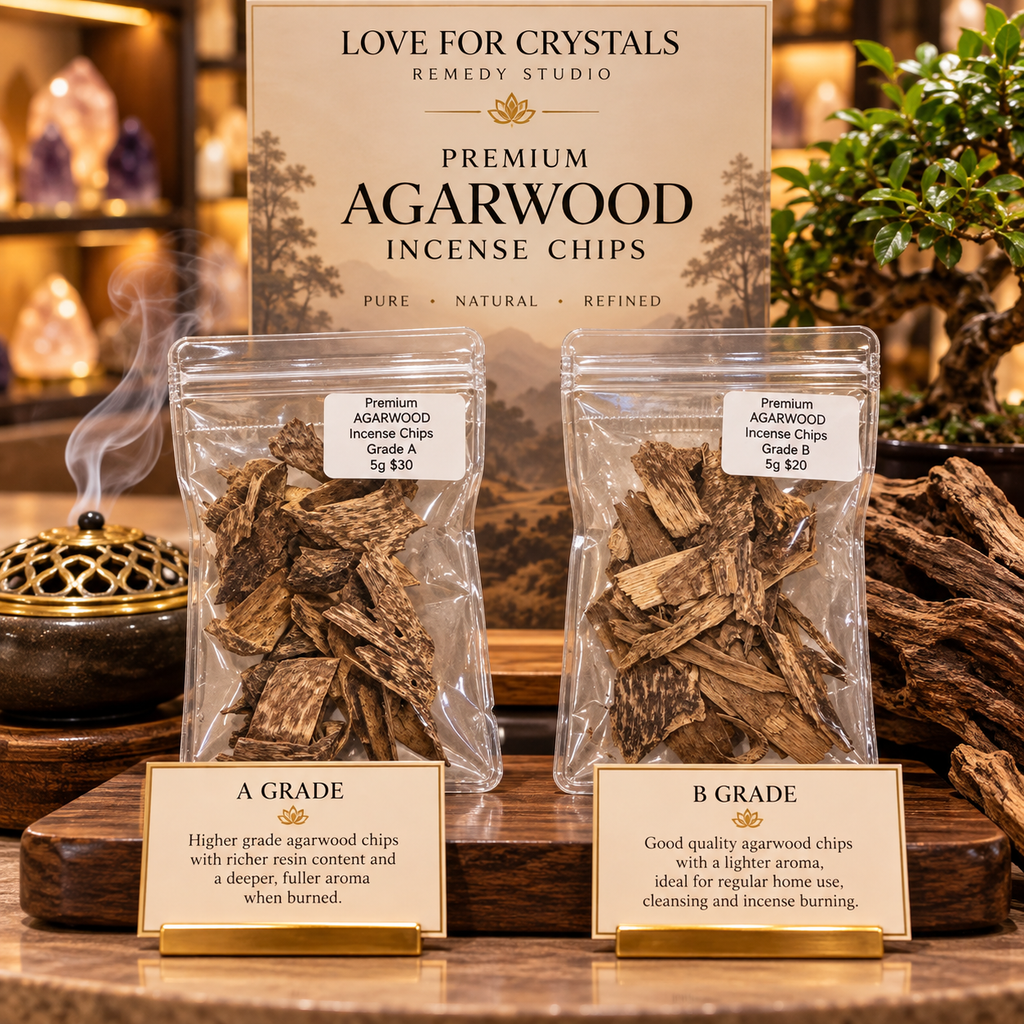 Premium Agarwood Incense Chips (Grade B – 5g)