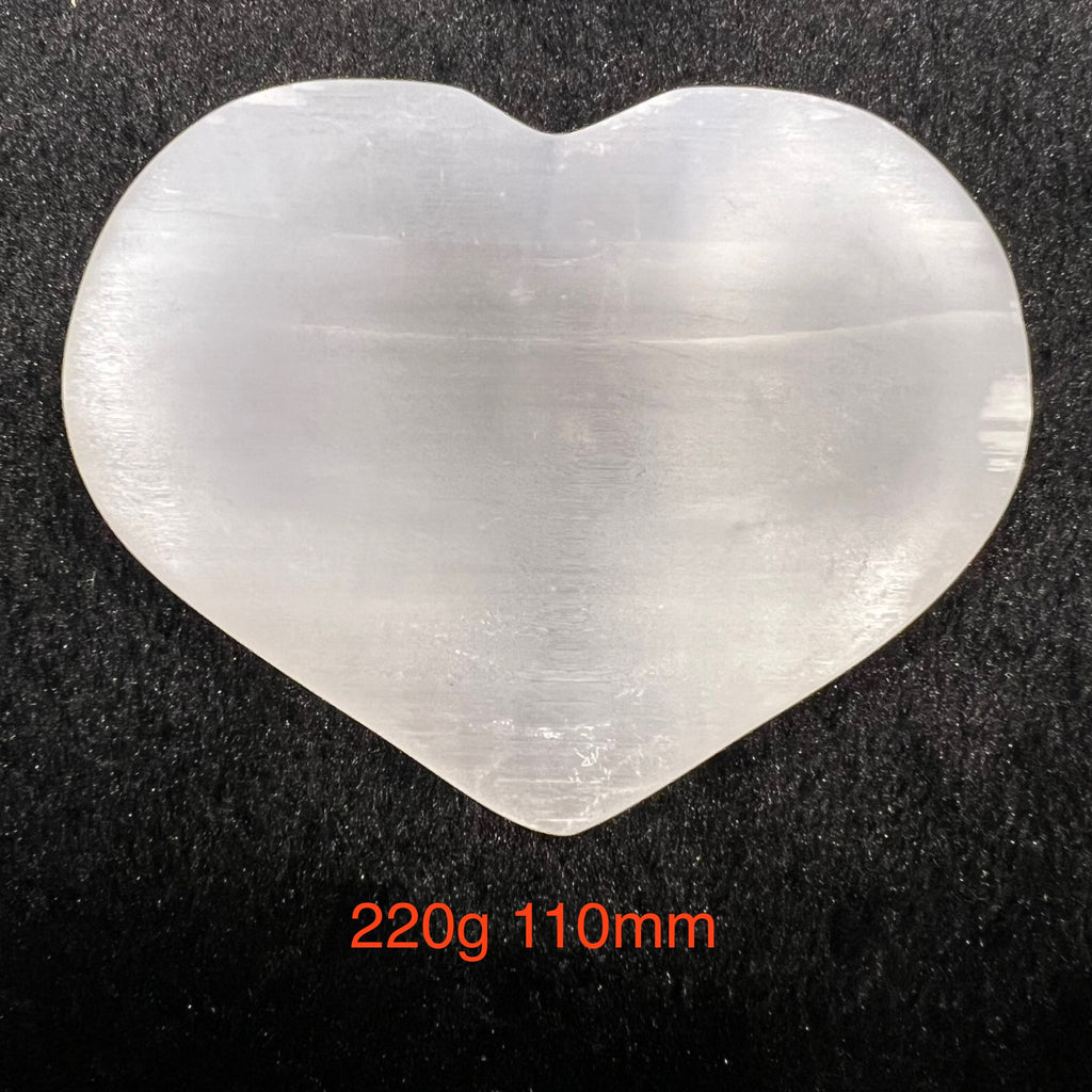Selenite Cleansing/Charging Heart-Shape Bowl (Morocco)