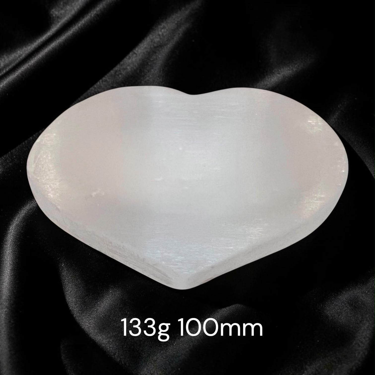 Selenite Cleansing/Charging Heart-Shape Bowl (Morocco)