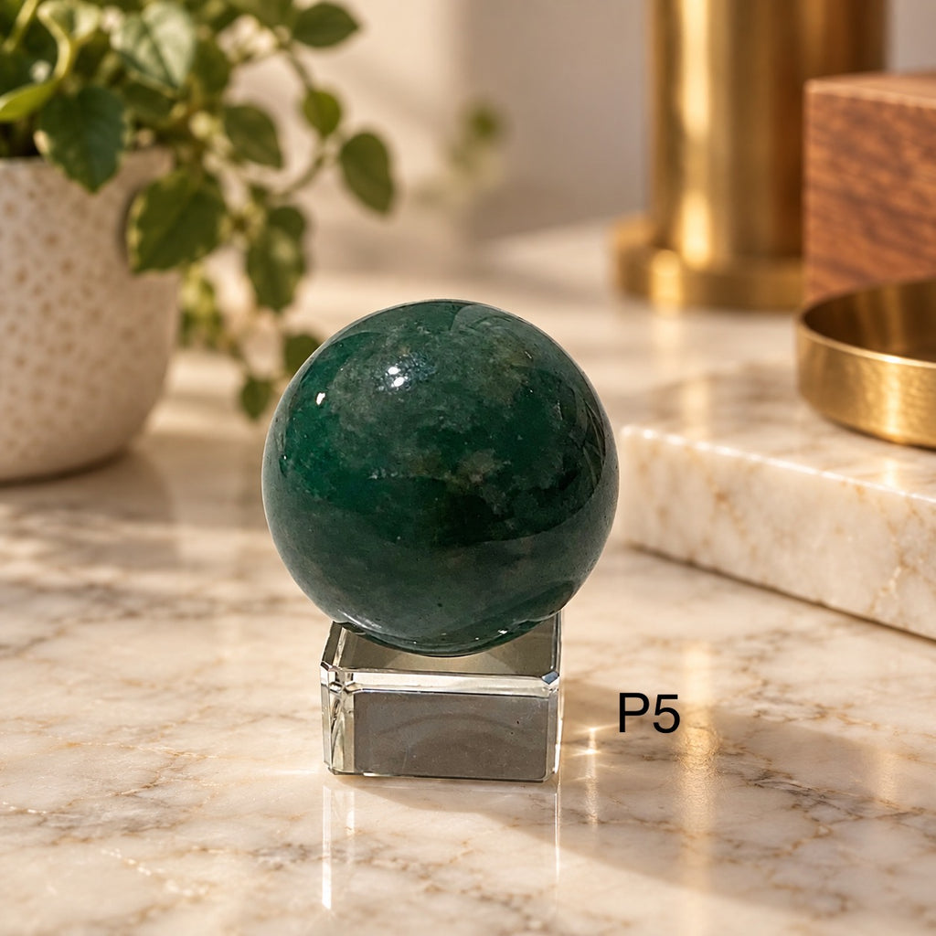 Green Aventurine AAA Sphere (Brazil) 40mm