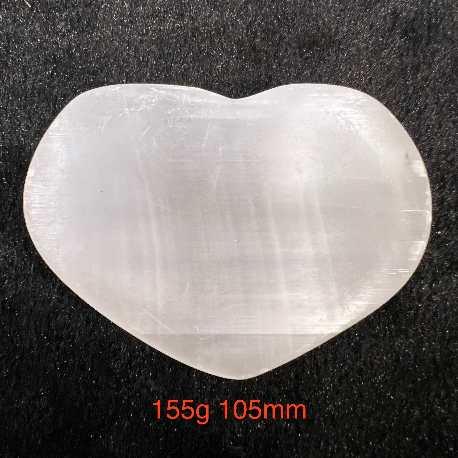 Selenite Cleansing/Charging Heart-Shape Bowl (Morocco)
