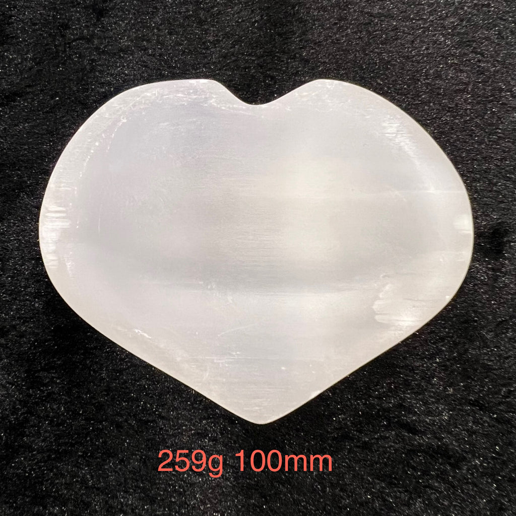 Selenite Cleansing/Charging Heart-Shape Bowl (Morocco)