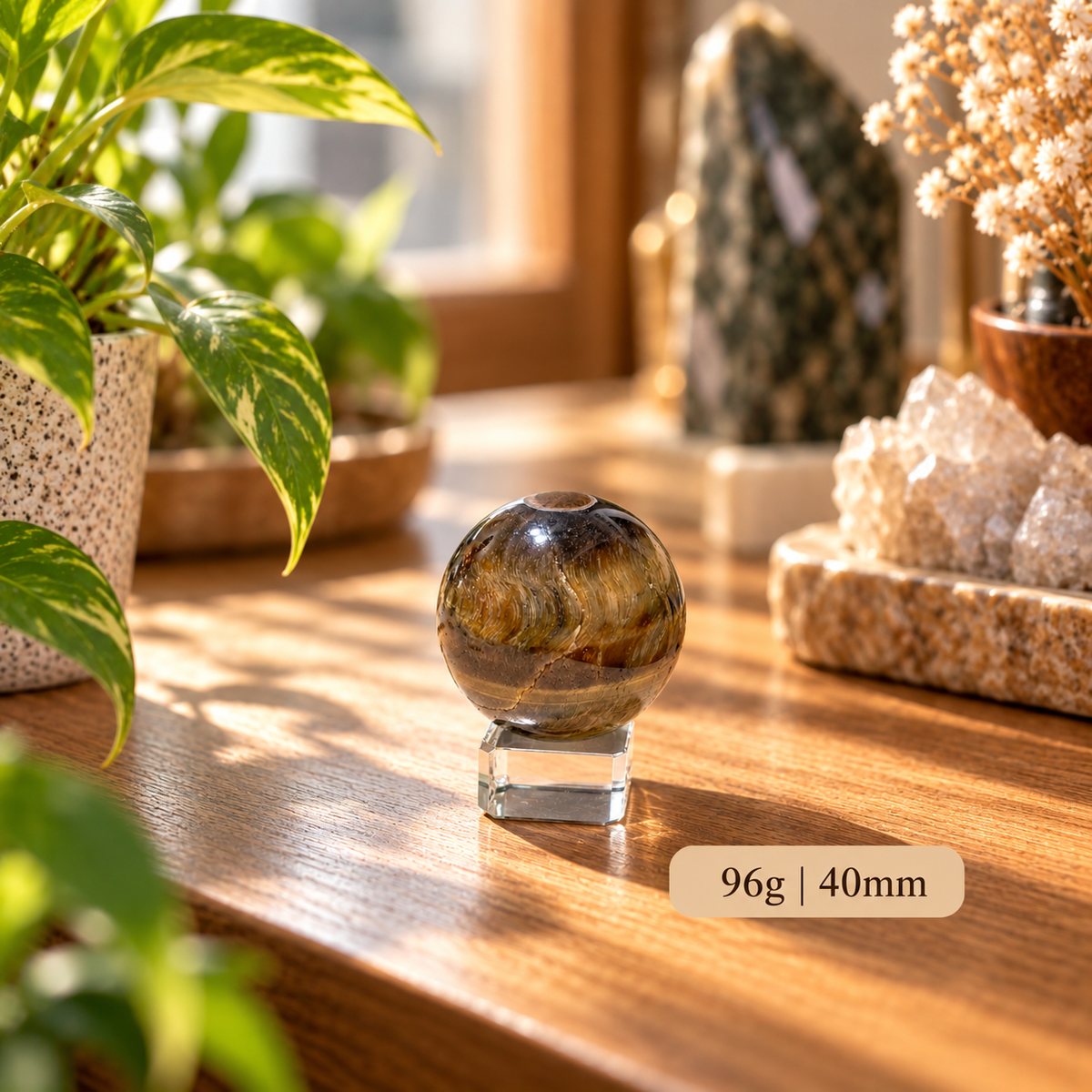 Tiger’s Eye Sphere (Money Activator) Brazil