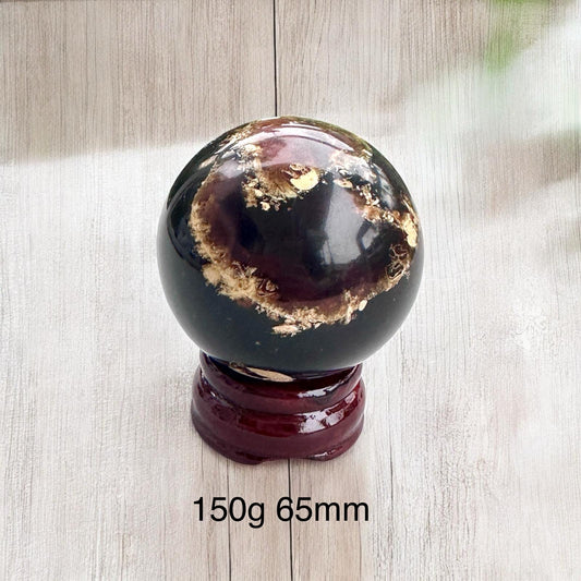 Orb of Flow Blue Amber Spheres (AAA Grade) Indonesia (RARE) Lightcodes Activated