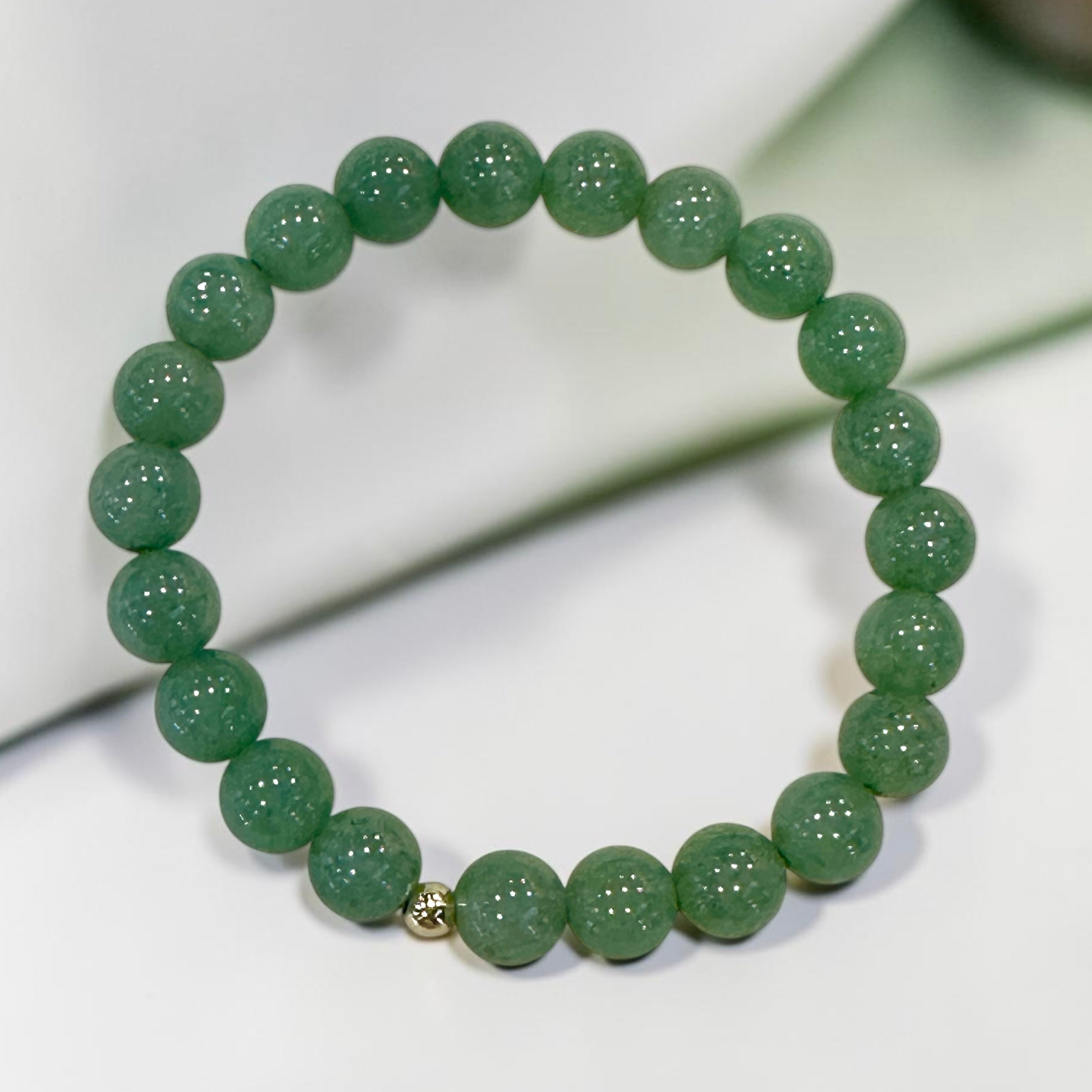 Green Aventurine Crystal Bracelet (GOOD LUCK) 8mm