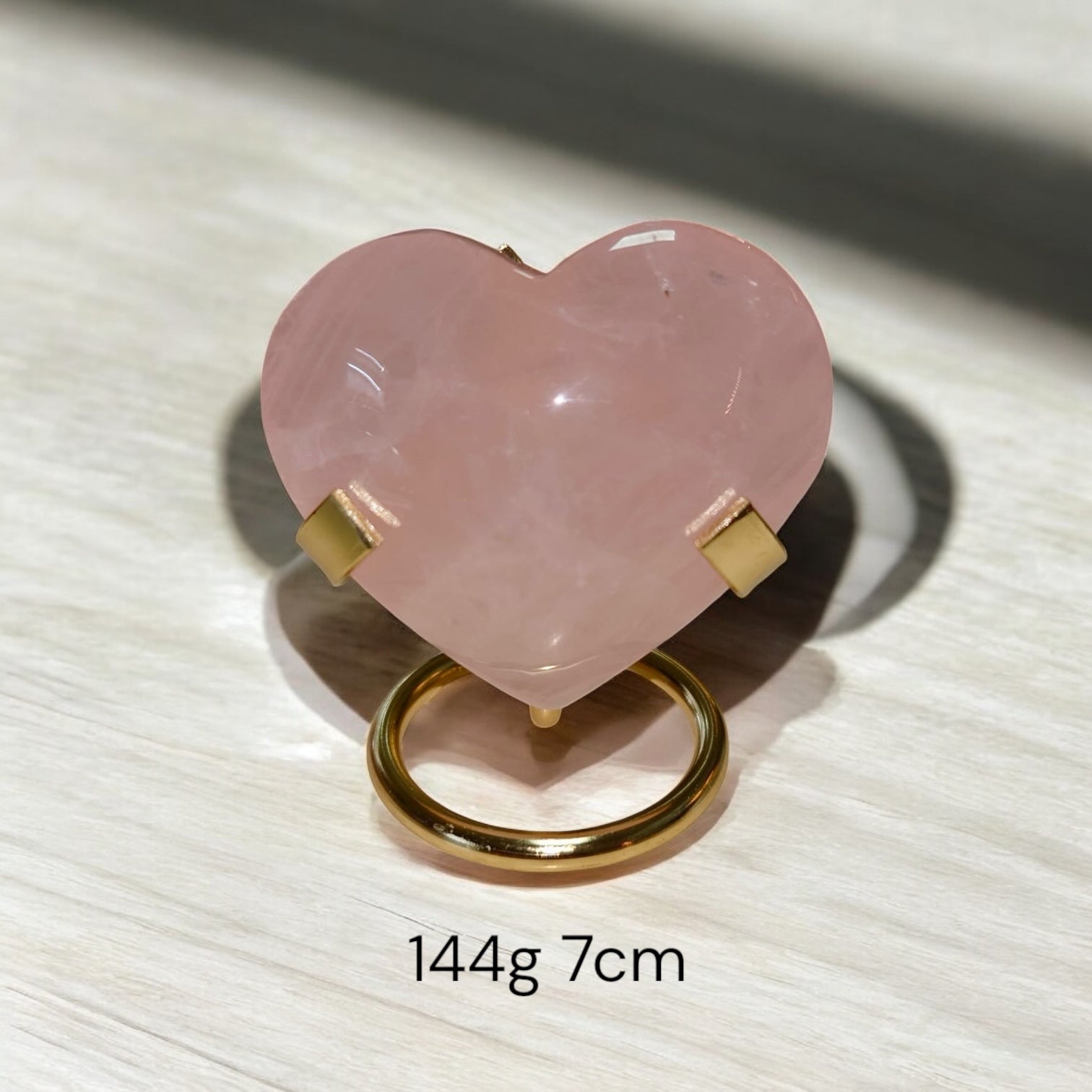 Rose Quartz Heart with Stand (Brazil) Premium AAA (Pre-coded & Activated)