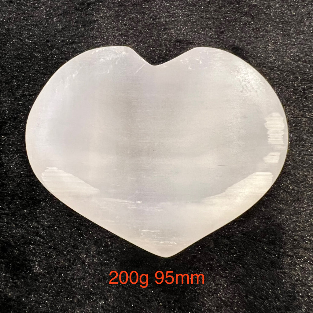 Selenite Cleansing/Charging Heart-Shape Bowl (Morocco)